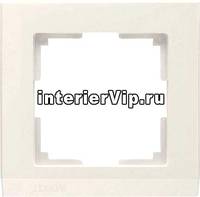 Рамка Stark на 1 пост слоновая кость WL04-Frame-01-ivory 4690389046506