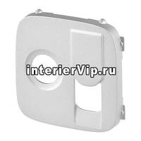 Лицевая панель Legrand Valena Allure розетки TV-RJ45 алюминий 754837