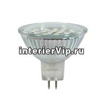 Лампа светодиодная (04017) GU5.3 1,5W 6000K прозрачная LED-MR16-SMD-1,5W/DW/GU5.3