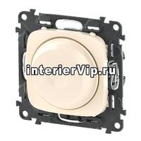 Светорегулятор Legrand Valena Allure поворотный без нейтрали слоновая кость 752860